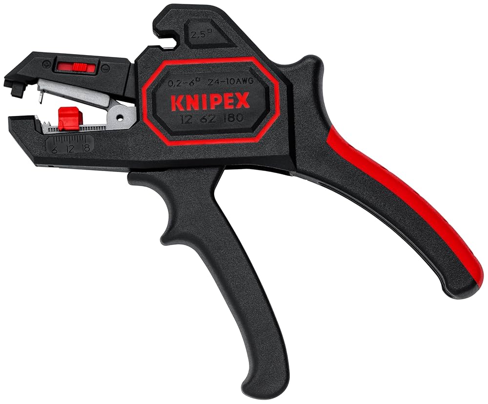 Amazon | Knipex 1262180 Self Adjusting Insulation Strippers